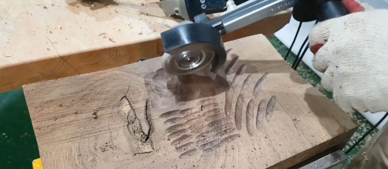 Manpa MP21-3-M Carbide Multi Cutter Master Power Carving set 3 + 4  inch wheels