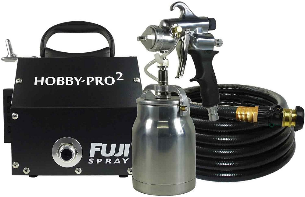 Fuji 2250 HobbyPRO 2 Bottom Feed HVLP Paint Sprayer System and Accessories Viking Mountain