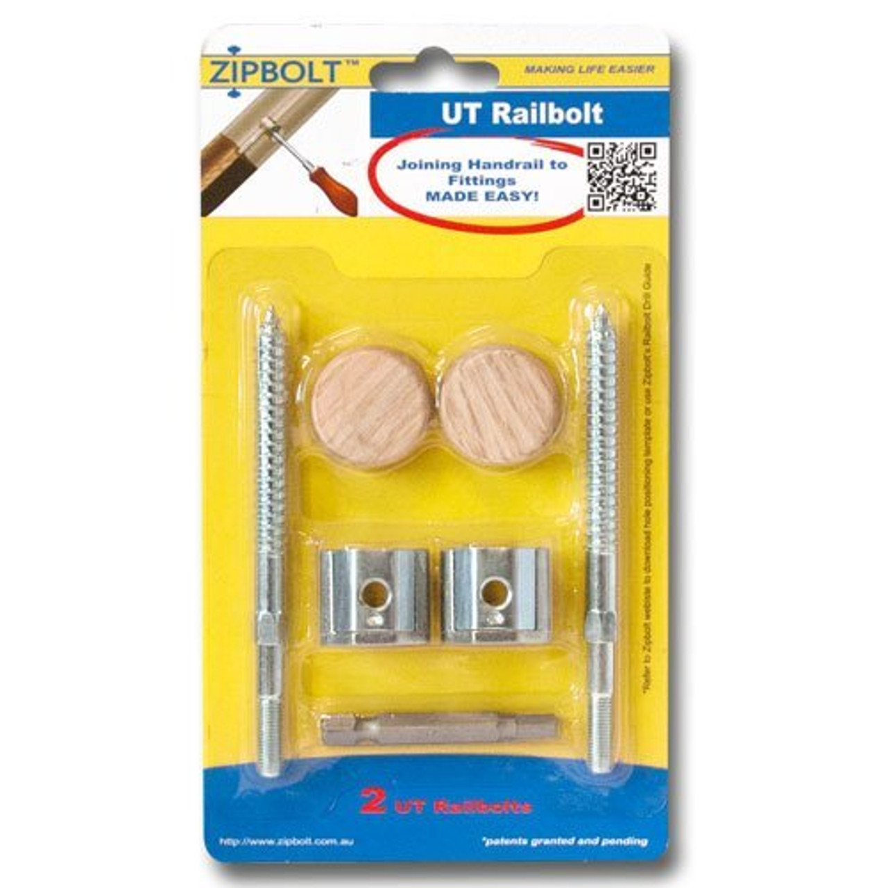 Zipbolt UT Railbolt 13.610 Connect Staircase Handrails to Spindles Newels 5 Pack