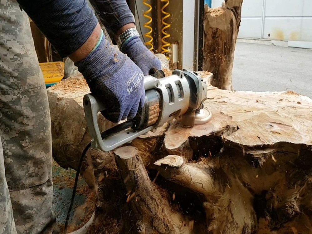 Manpa Circular 4" * 12mm Power carving cutter head for MULTI CUTTER or Grinder