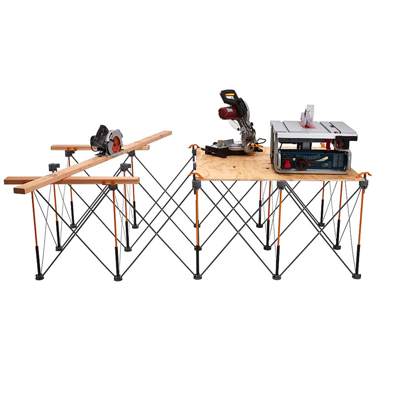 Bora Centipede 4x8 15-Strut Work Stand Table | XL Sawhorse CK15S