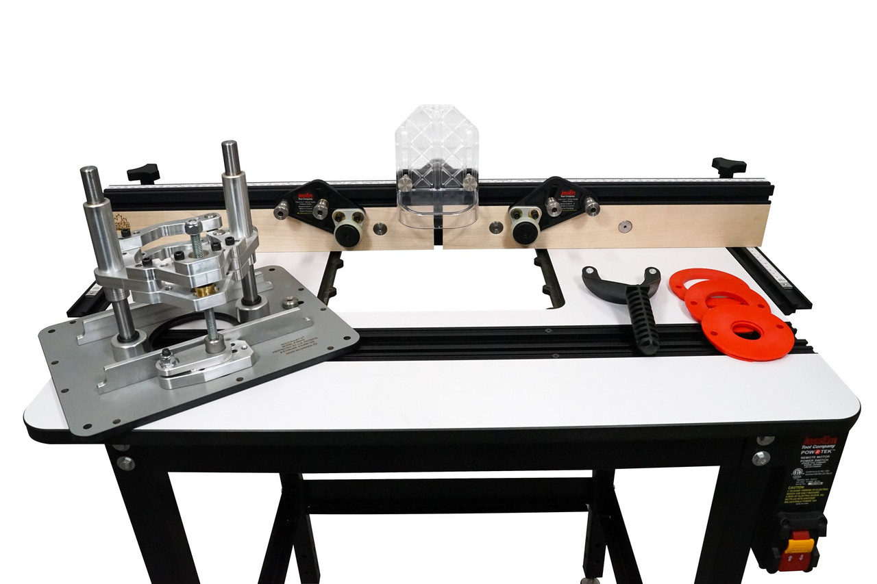 JessEm ROUT-R-LIFT II COMPLETE ROUTER TABLE PACKAGE for Hitachi M12VC Series