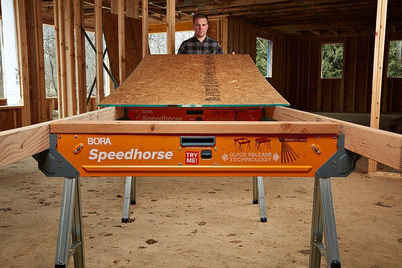 BORA PORTAMATE Speedhorse Saw Horse Work Bench support System for Woodworkers