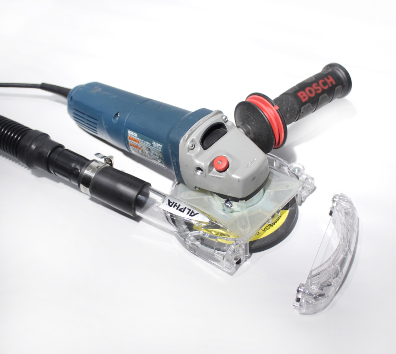 ALPHA ECOGKIT + Connector Hose High Speed Angle Grinder dust collection