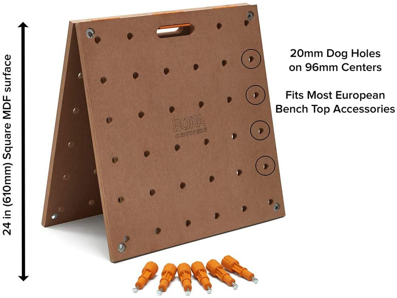Bora Centipede Workbench Table Top 20mm Dog Holes    Temporary Work Bench CK22TM