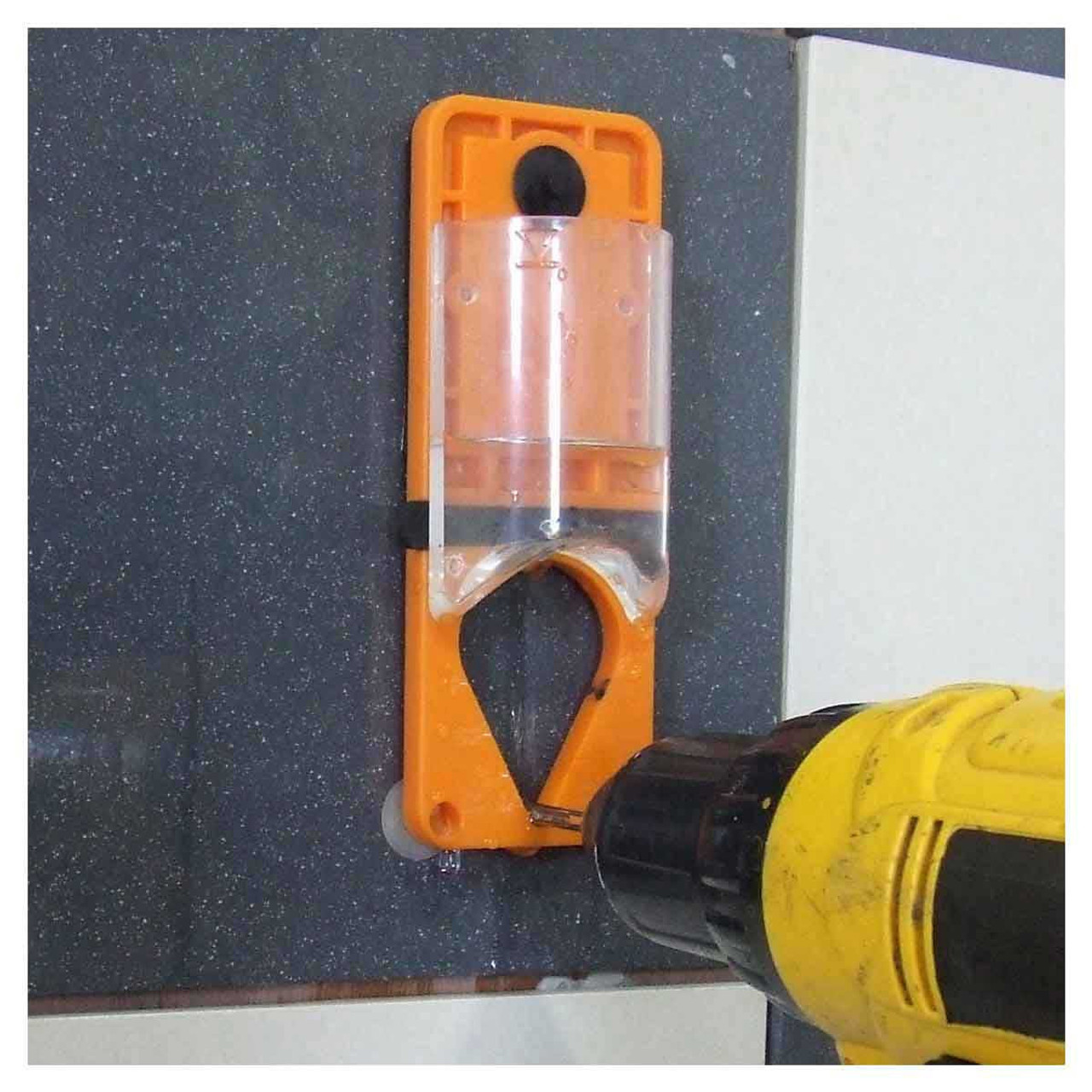 Alpha Tile and Stone 7 Bit Set +  WDS138 Drill Bit Guide Water Delivery System