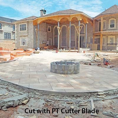 PT Cutter 14 inch Dry Cutting Turbo Blade LT14A+ for Porcelain paver Tile ALPHA