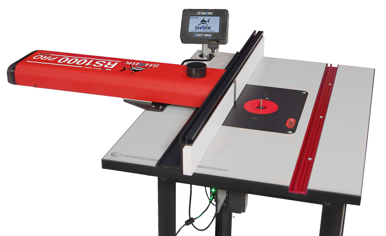 Next Wave PRO RS1000 two Axis CNC Router Table setup for Dovetail, Box Joint, Rabbet, Dado, Lock