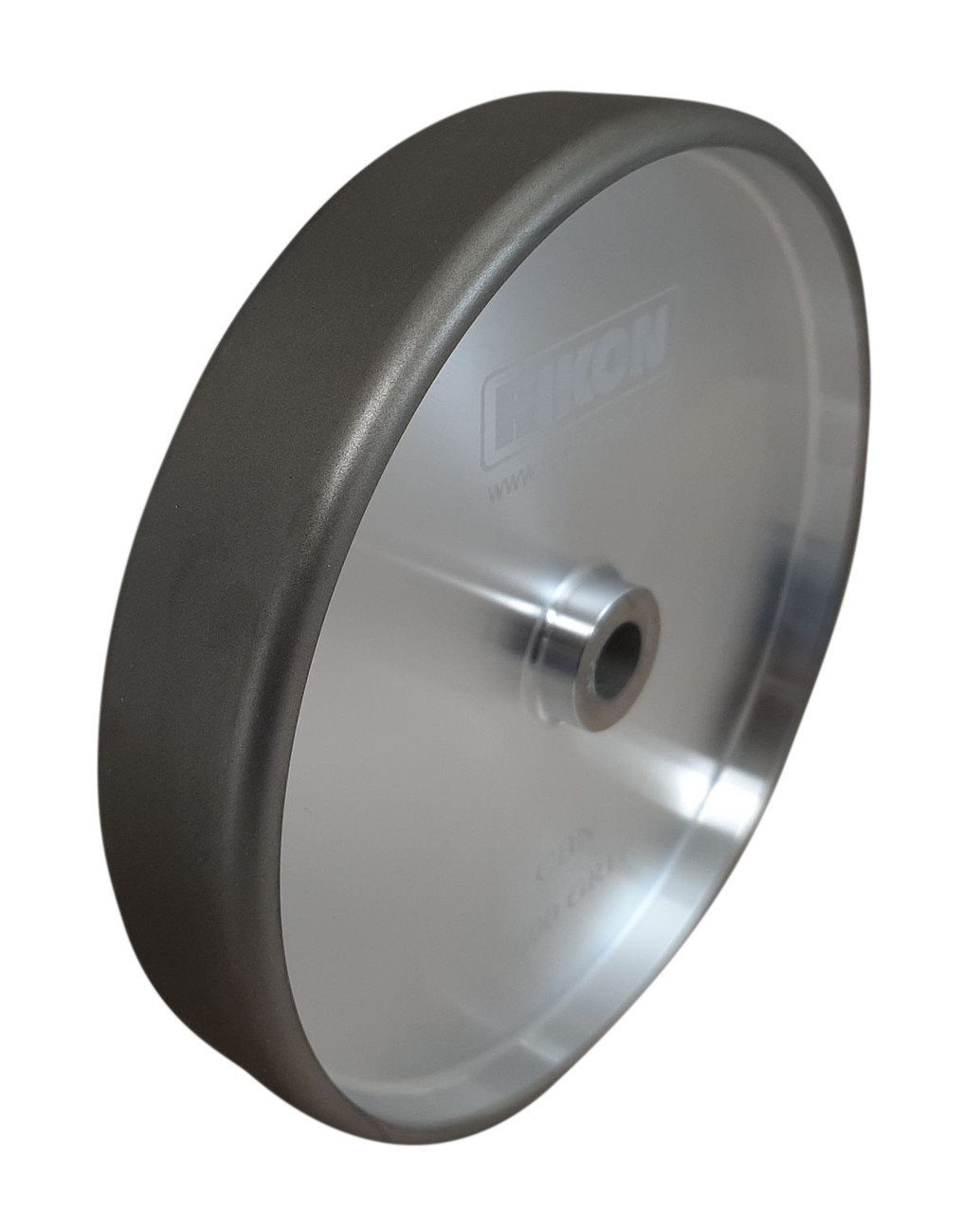 Rikon PRO Series 82-5600R CBN Grinding Wheel 600 Grit 8 inch Wheel 1-1/2 inch wide with Radius to Sharpen High Speed Steel Cutting Tools for your Woodworking Lathe