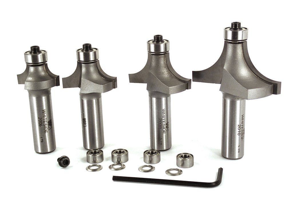 JessEm 02120 Mast-R-Lift II Router Lift -- Fits Over 18 Router Motors Out of the Box+ Whiteside 501 Roundover set