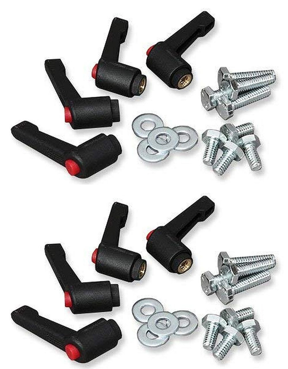 INCRA Build-It Ratchet Lever Knobs for Woodoworking Jigs & Fixtures - Two 4-Pks.