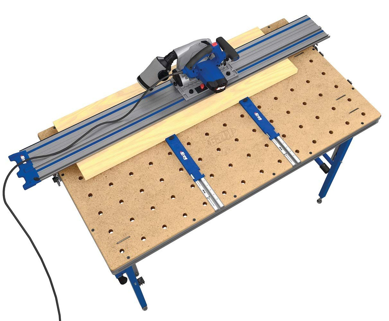 Kreg ACS3000 Adaptive Cutting System Plunge Saw & 62" Guide Track +Project Table