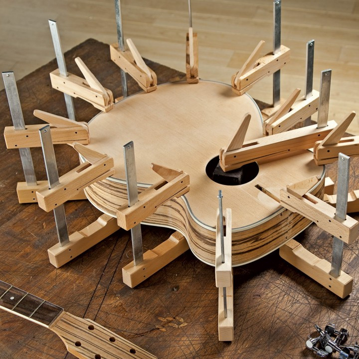 Dubuque Clamp Works 8.5" x 8" Luthier Cam Clamp for Delicate Clamping Needs 2-PK