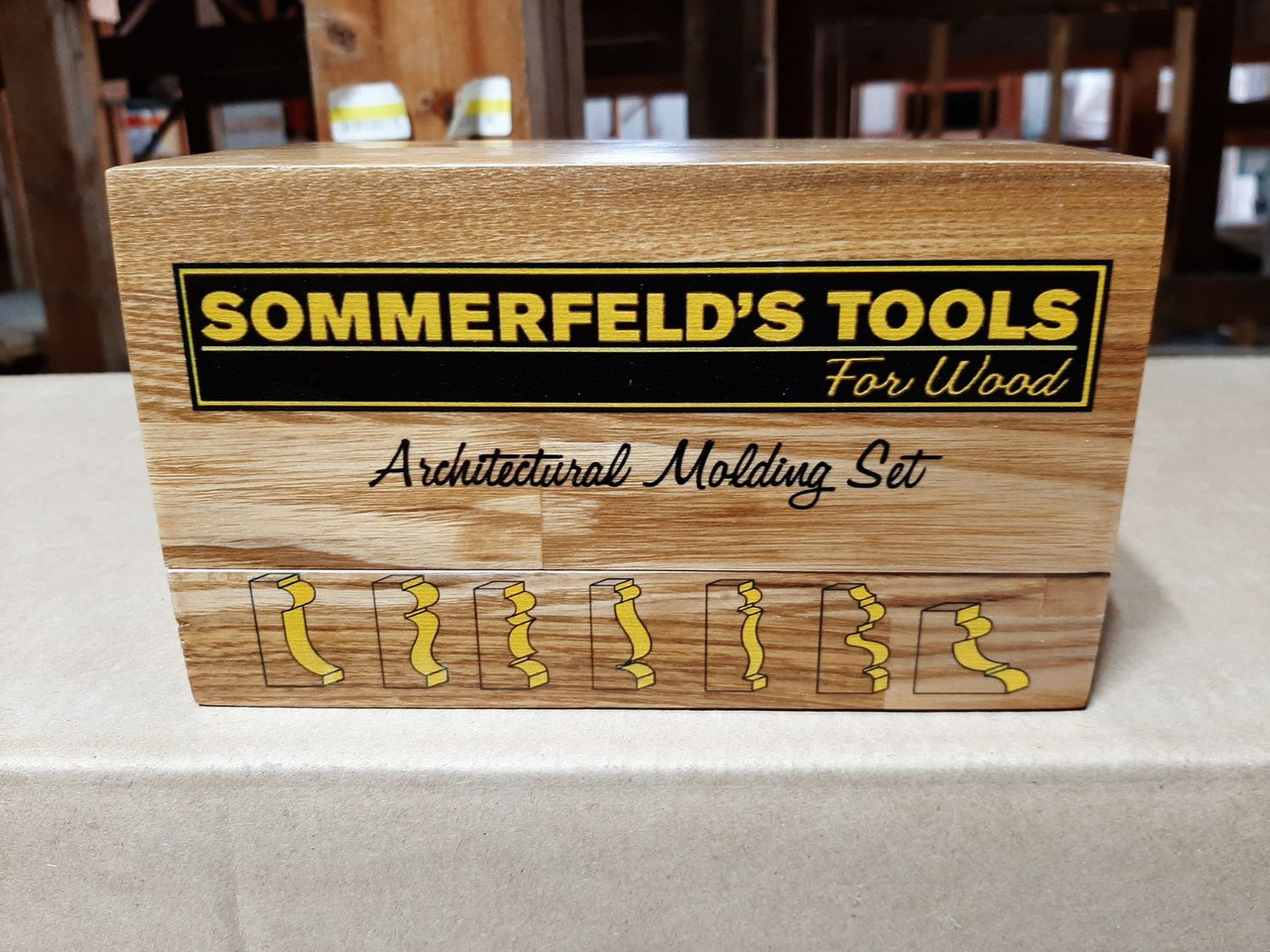 Sommerfeld Tools 7 piece Architectural Molding Set 1/2-Inch Shank For Beautiful Moldings on your Woodworking Projects