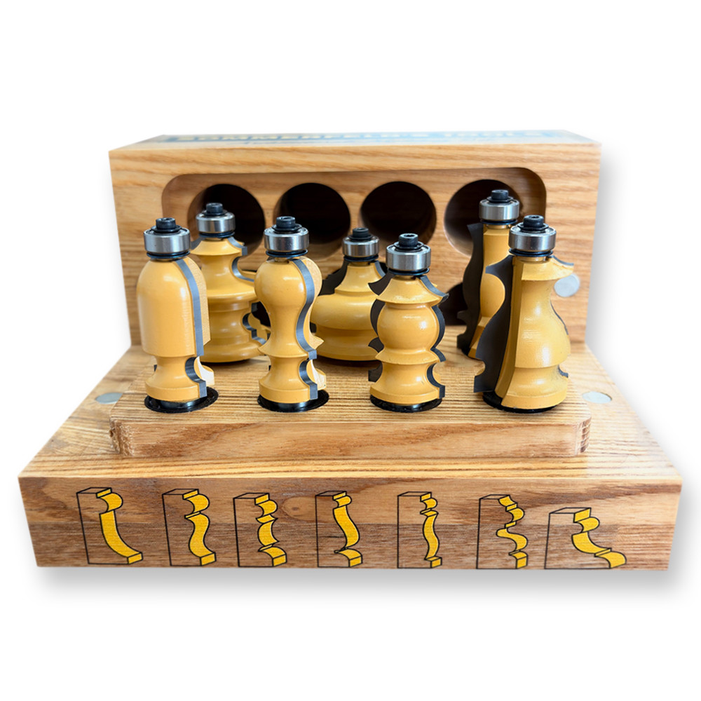 Sommerfeld Architectural Molding Router Bit Woodworking Tool Set