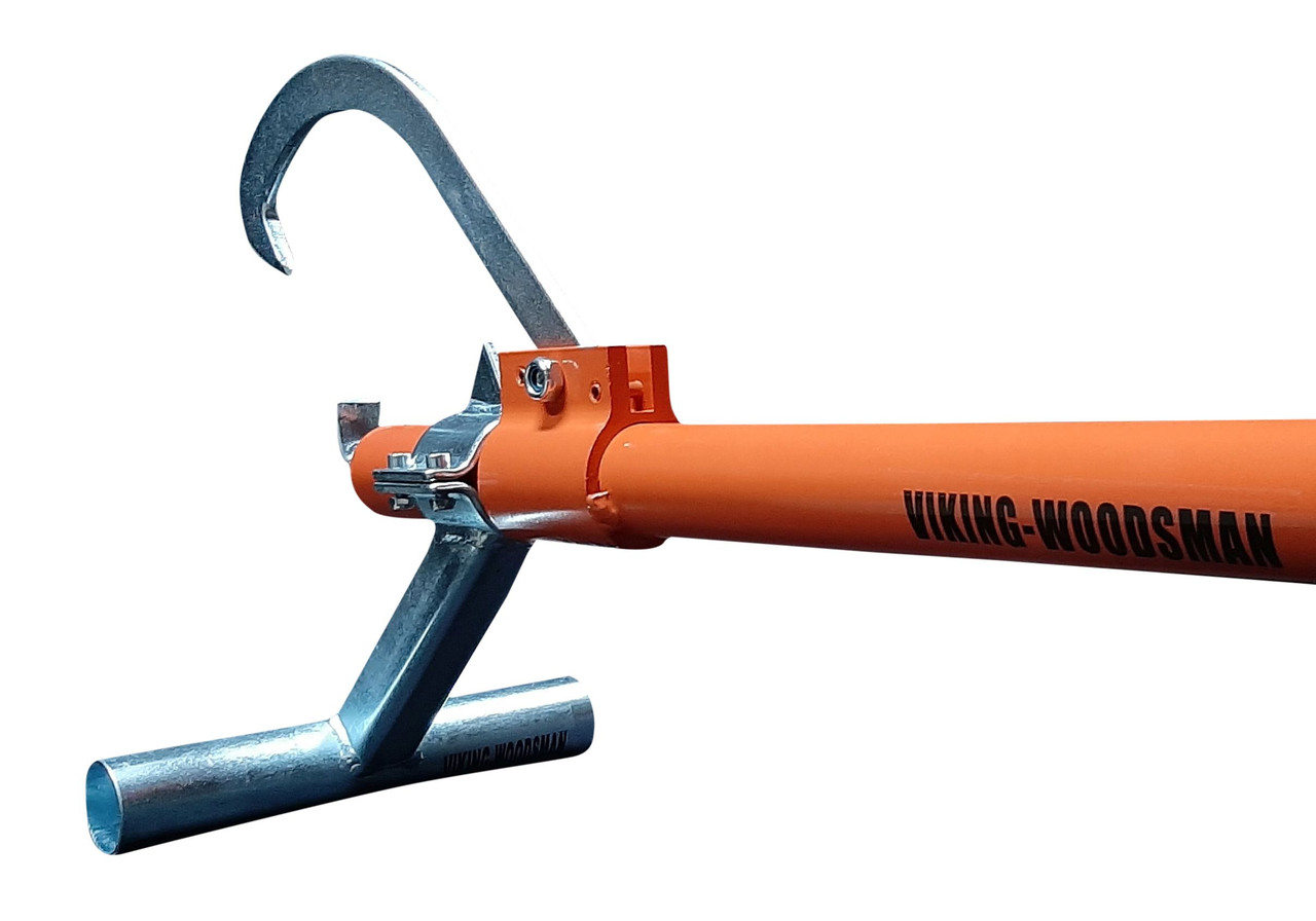 Viking Woodsman Log Lift Jack Stand for Cant Hook or Peavey for Chainsaw Woodlot.  Keep your chain out of the dirt!Works with 1-3/4 inch -2 inch shaft tools