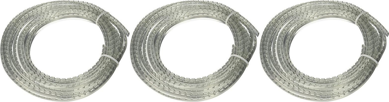 Sommerfeld's 75 feet of Clear Rubber Glass Retainer for Woodworking Glass Panel Doors on Cabinets
