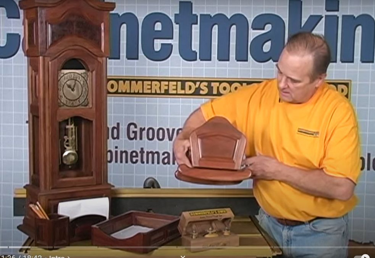 Sommerfeld's 3 Piece Woodworking Junior Cove Raised Panel set 1/2-Inch Shank Create Miniature frames and panels for small jewelry boxes, and similar projects.