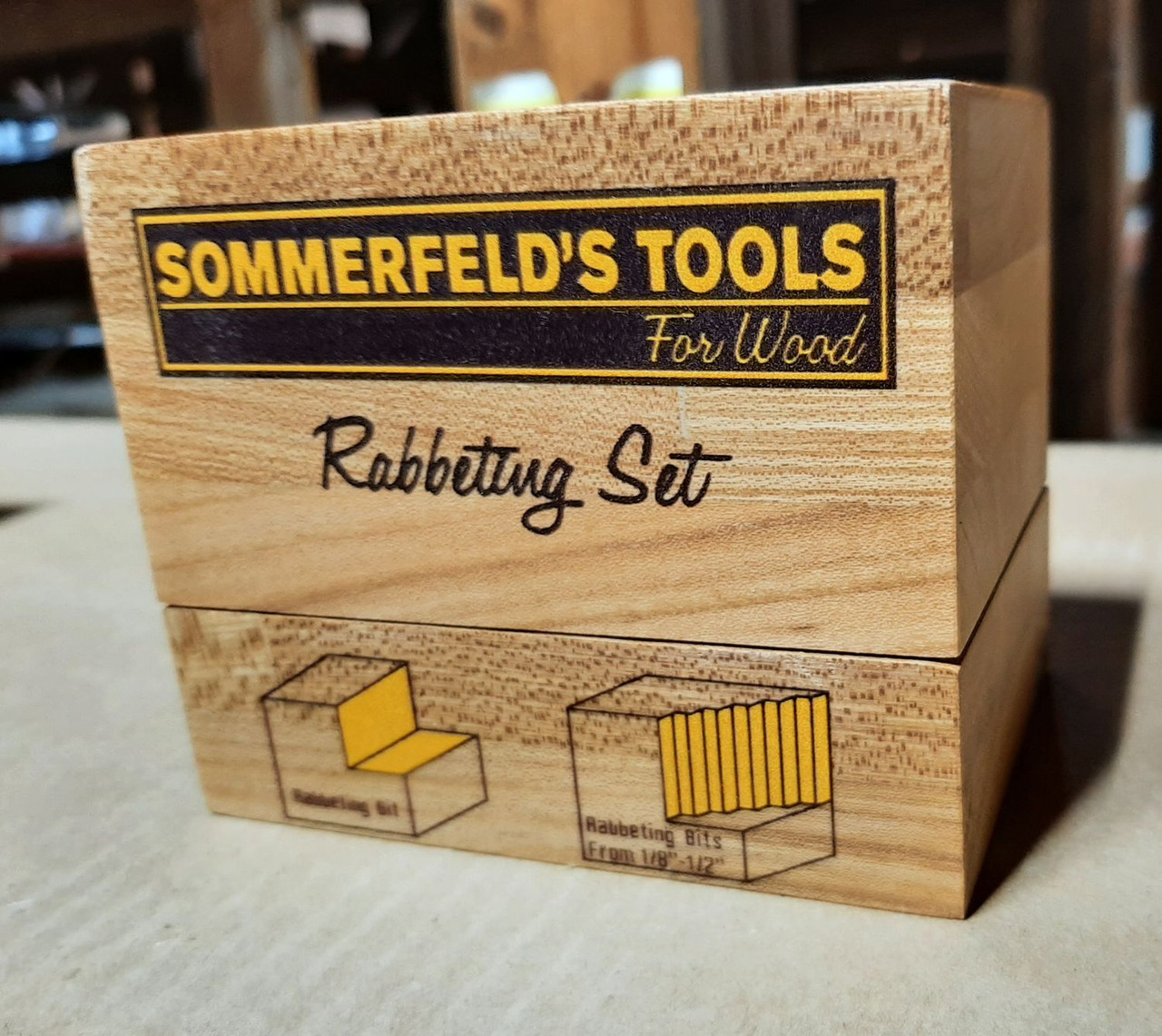 Sommerfeld tools 01013 Seven Piece Adjustable Depth Rabbiting Set for woodworking on your router table