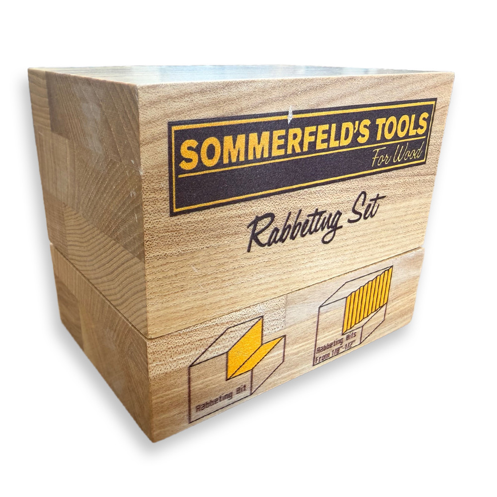 Sommerfeld 7-Pc Adjustable Depth Rabbiting Set Woodworking Tool
