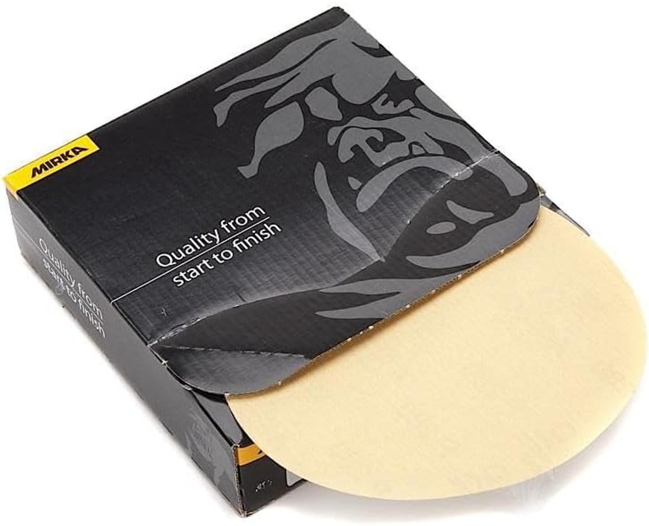 Mirka 23-379-120 6-Inch No-Hole 120 Grit Adhesive Sanding Discs, 100-Pack