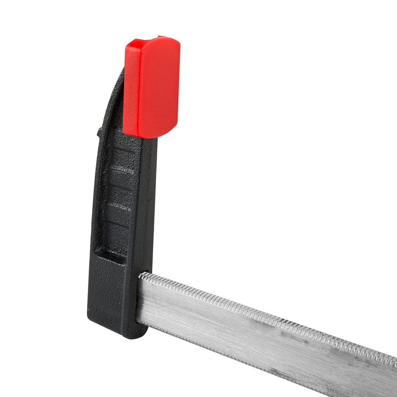 VMTW F style easy open and close steel bar clamp with cast Iron jaws  3-1/4 throat 6-3/8 open   4 pack