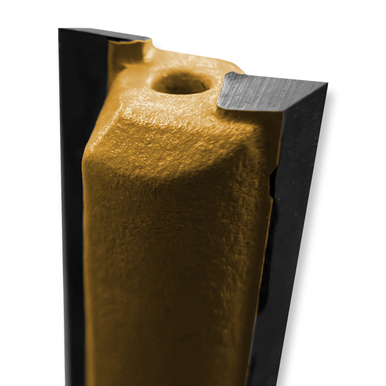 Sommerfeld Straight Router Bit-Two Flute Woodworking Tool 1/4CD,5/8CL,1-7/8OL,1/4SH