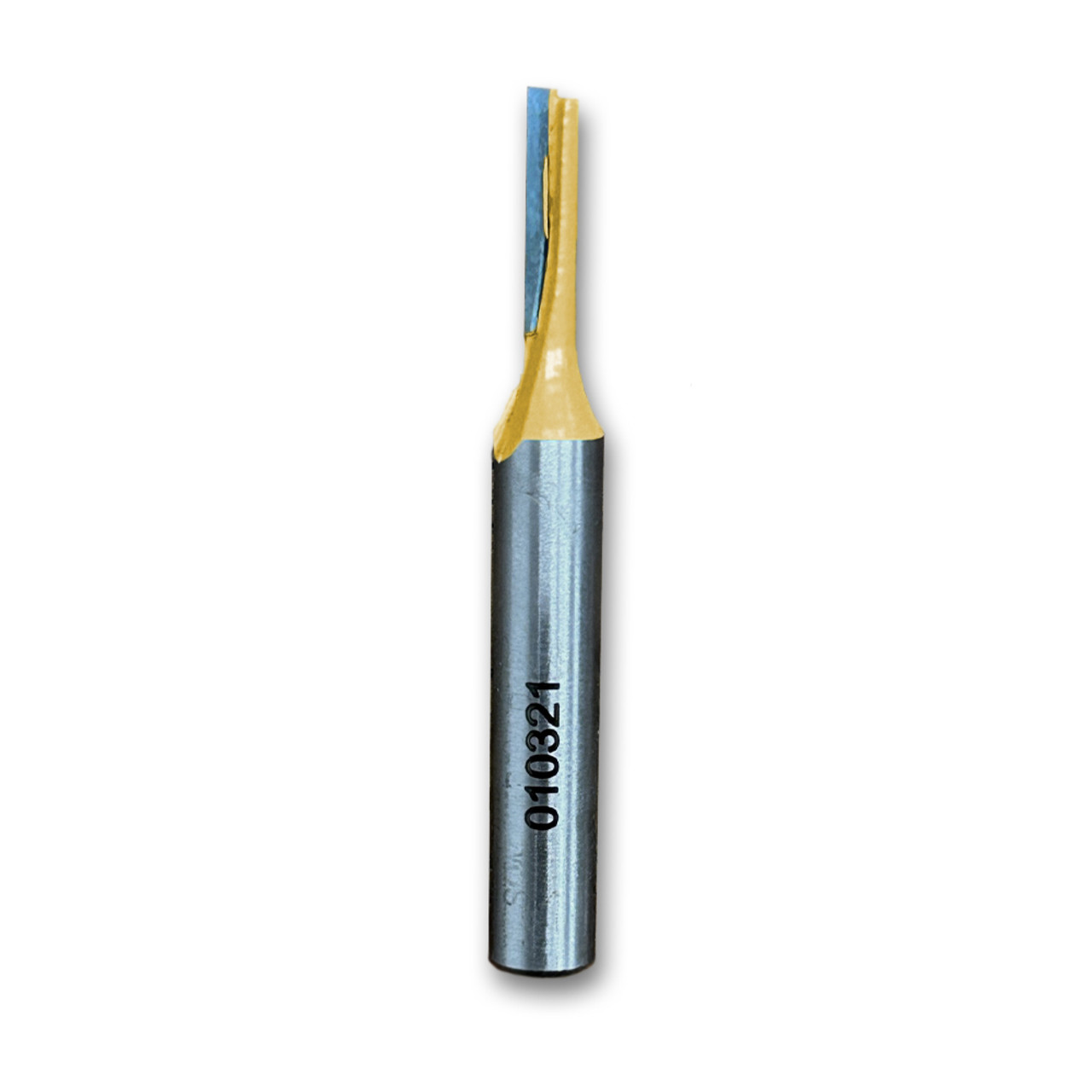 Straight Router Bit-Single Flute Woodworking Tool 1/8CD,1/2CL,2OL,1/4SH