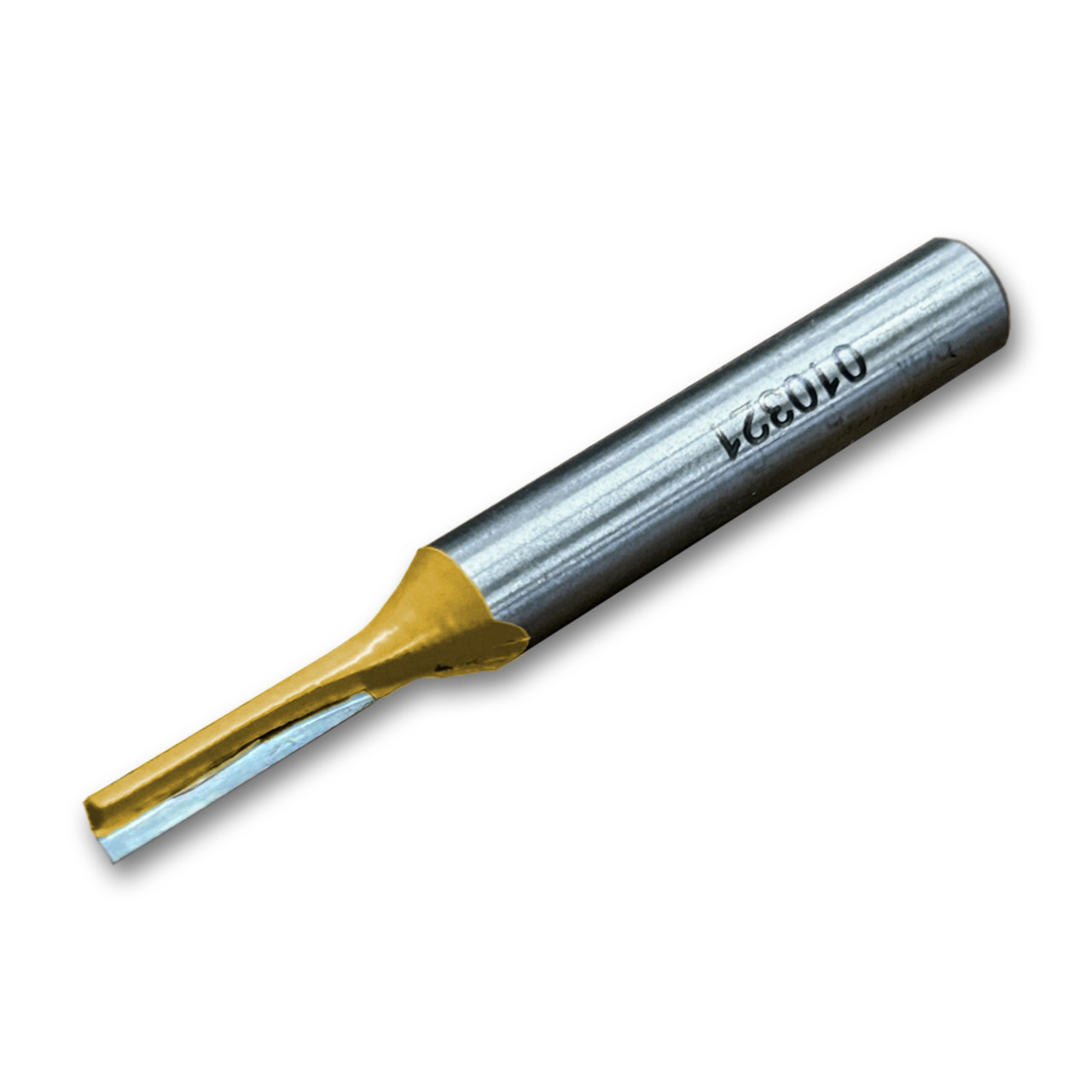 Straight Router Bit-Single Flute Woodworking Tool 1/8CD,1/2CL,2OL,1/4SH