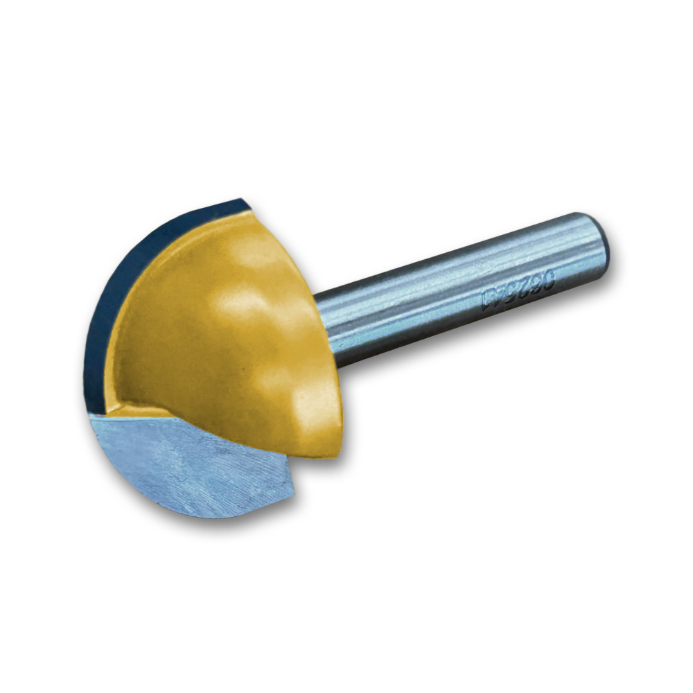Set 4 Frese A Coda Di Rondine Per Legno - Diametri 1/4, 5/16, 3/8, 1/2 Pollice - Gambo 1/4 Pollice