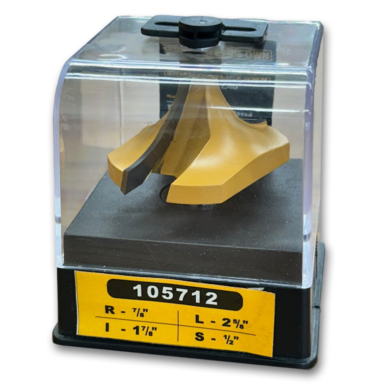 Sommerfeld Ovolo Router Bit Woodworking Tool 7/18CR,2-1/4CD,1-1/8CL,2-5/8OL,1/2SH