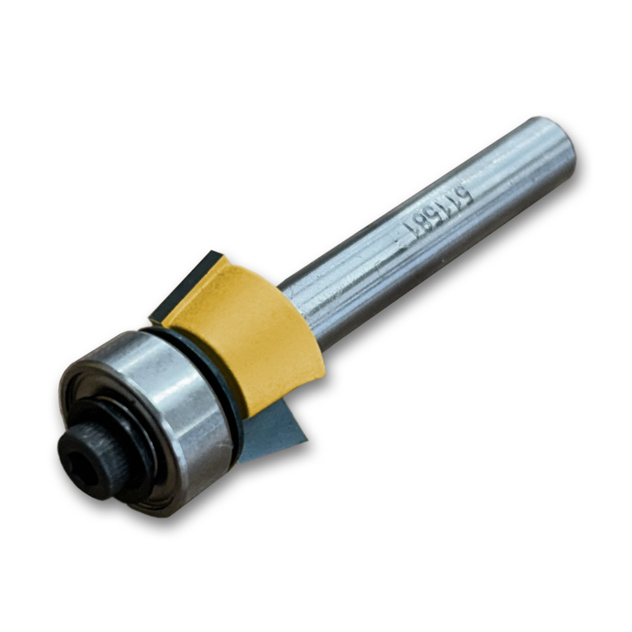 Sommerfeld Chamfer Router Bit Tool w/Bearing 15*CA,5/8CD,1/4CL,2-1/8OL,1/4SH