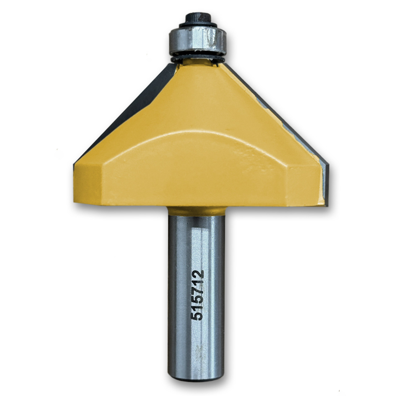 Sommerfeld Chamfer Router Bit Tool w/Bearing 45CA,2-1/4CD,1-1/4CL,3-1/8OL,1/2SH