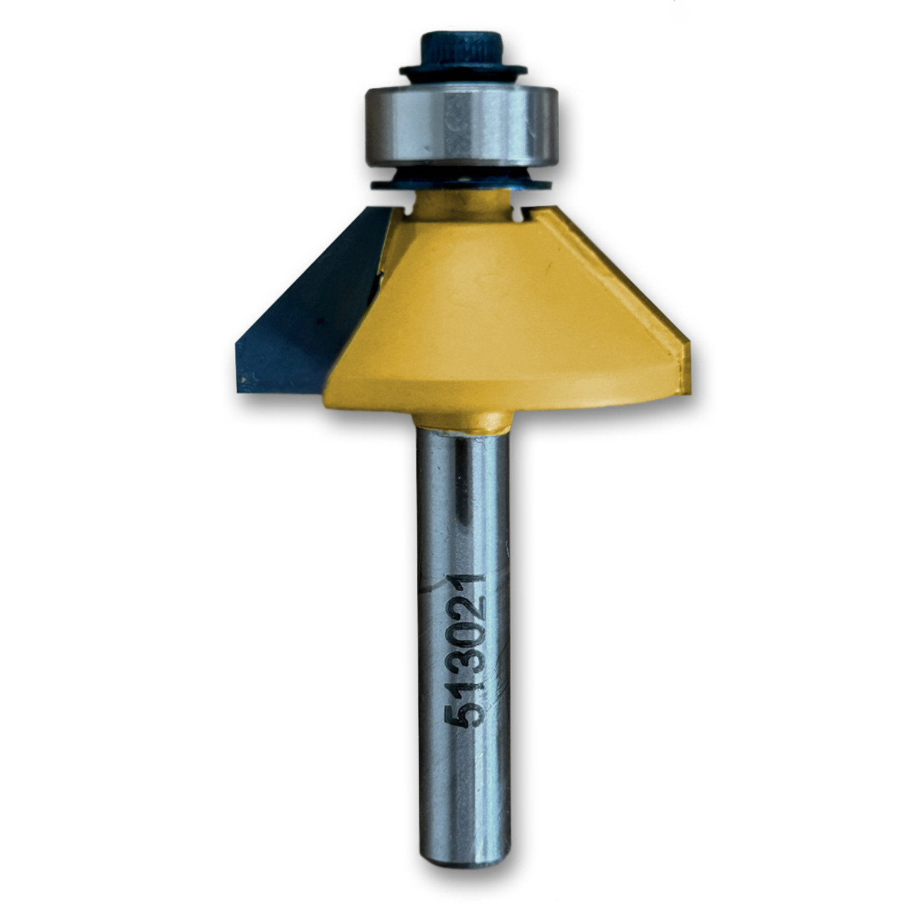 Sommerfeld Chamfer Router Bit Tool w/Bearing 45CA1-3/16CD,1/2CL,2-1/8OL,1/4SH