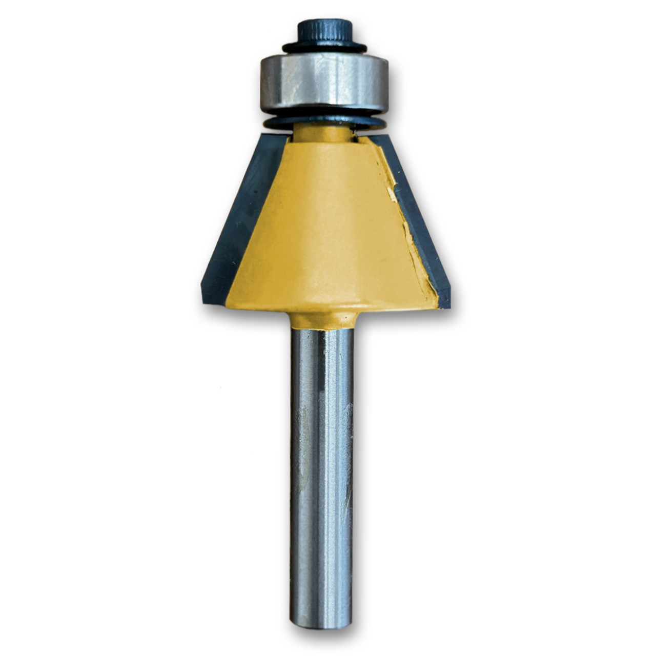 Sommerfeld Chamfer Router Bit Tool w/Bearing 22.5CA,1CD,21/32CL,2-1/4OL,1/4SH