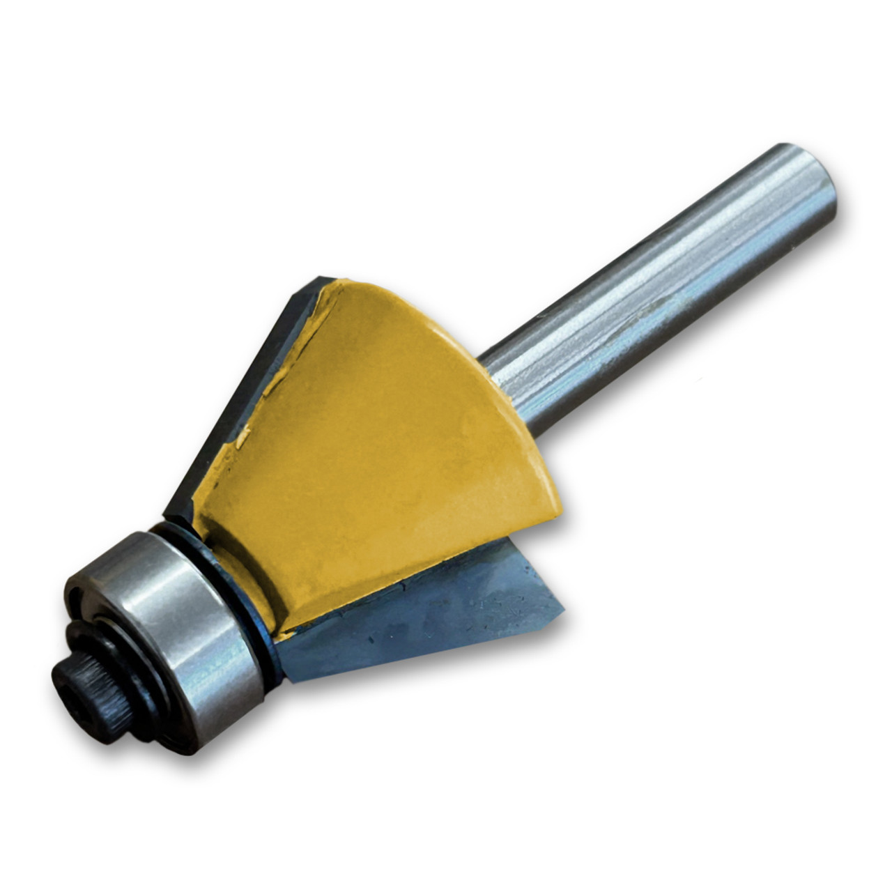Sommerfeld Chamfer Router Bit Tool w/Bearing 22.5CA,1CD,21/32CL,2-1/4OL,1/4SH