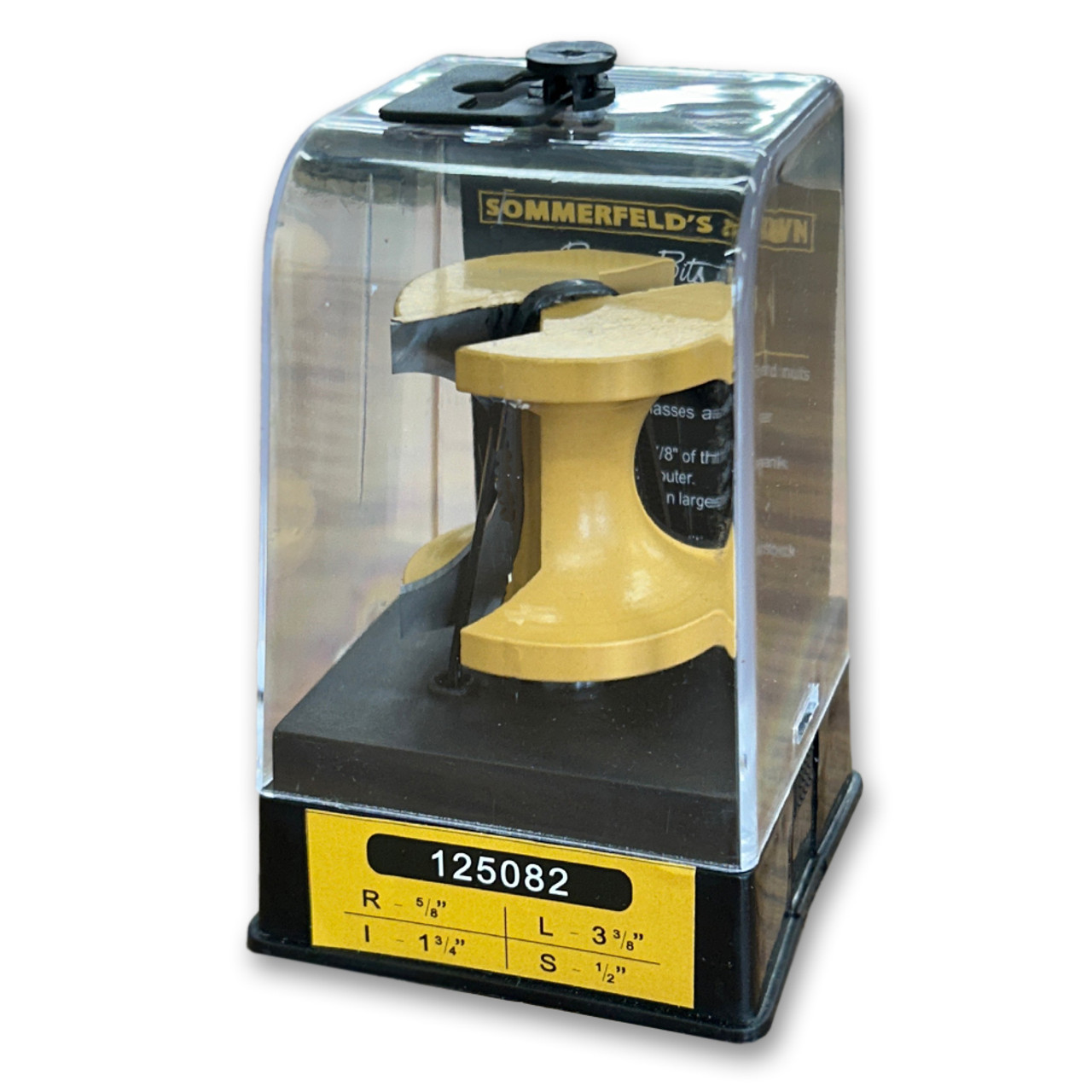 Sommerfeld Bull Nose Router Bit Woodworking Tool 5/8CR,2CD,1-3/4CL,3-3/8OL,1/2SH