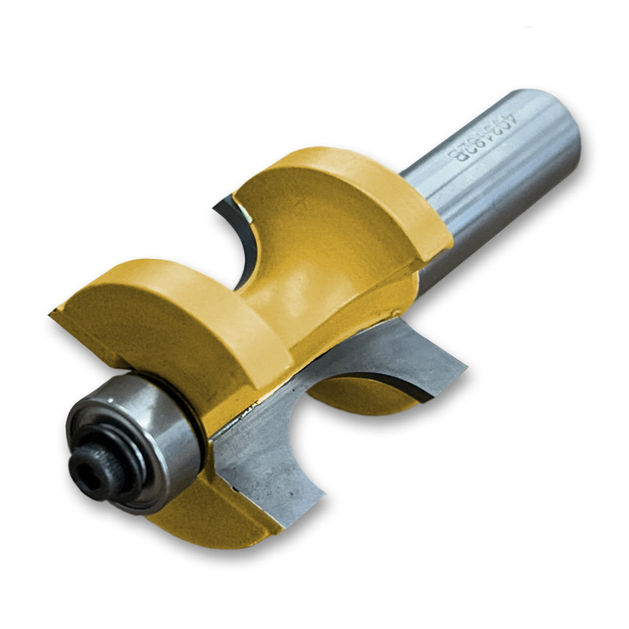 Sommerfeld Bull Nose w/Bearing Router Bit Woodworking Tool 3/8CR,1-1/4CD,1-1/4CL,3-3/16OL,1/2SH