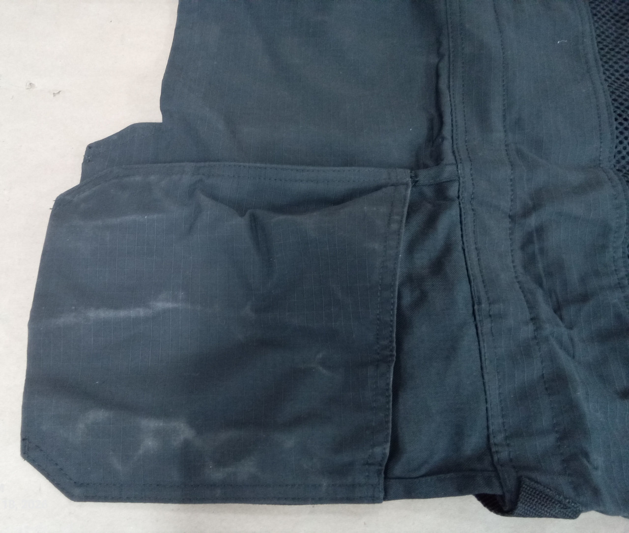 Blaklader Black Rip Stop Mesh Utility Vest for Carpentry Construction (XXL)