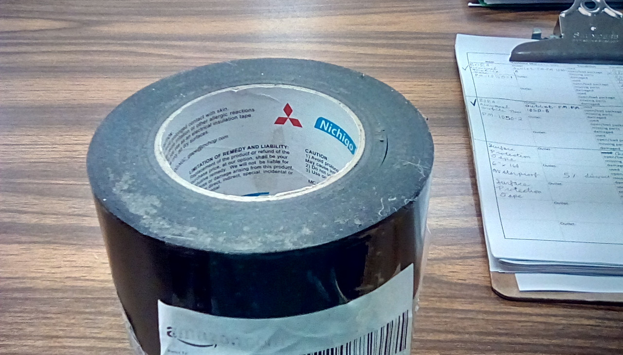  Alpha BAB0650 6 in x 164 feet Repositionable Waterproof Surface Protection Tape