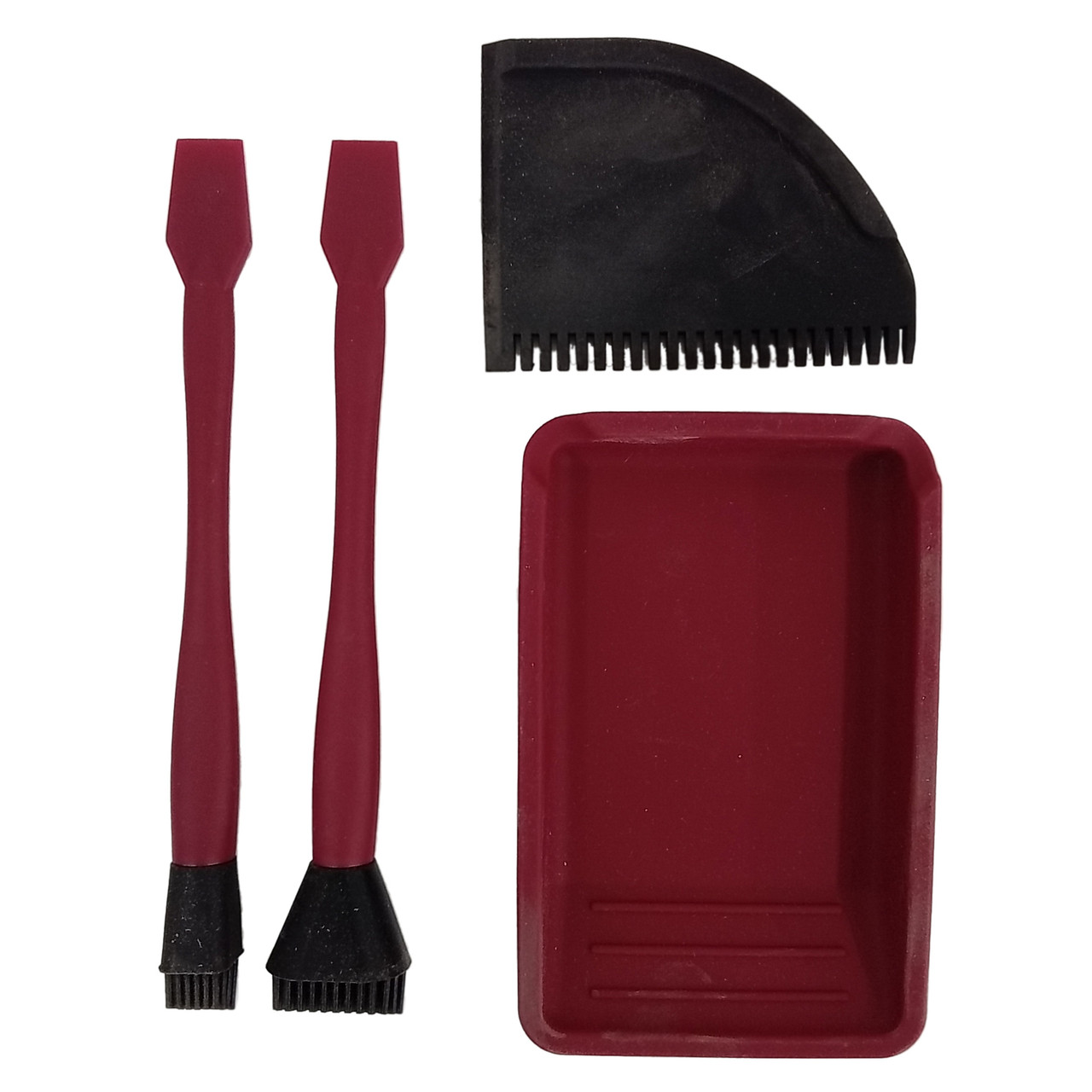  VMTW Carpenter Woodworking No Stick Silicone Brush Glue Application Tool Kit