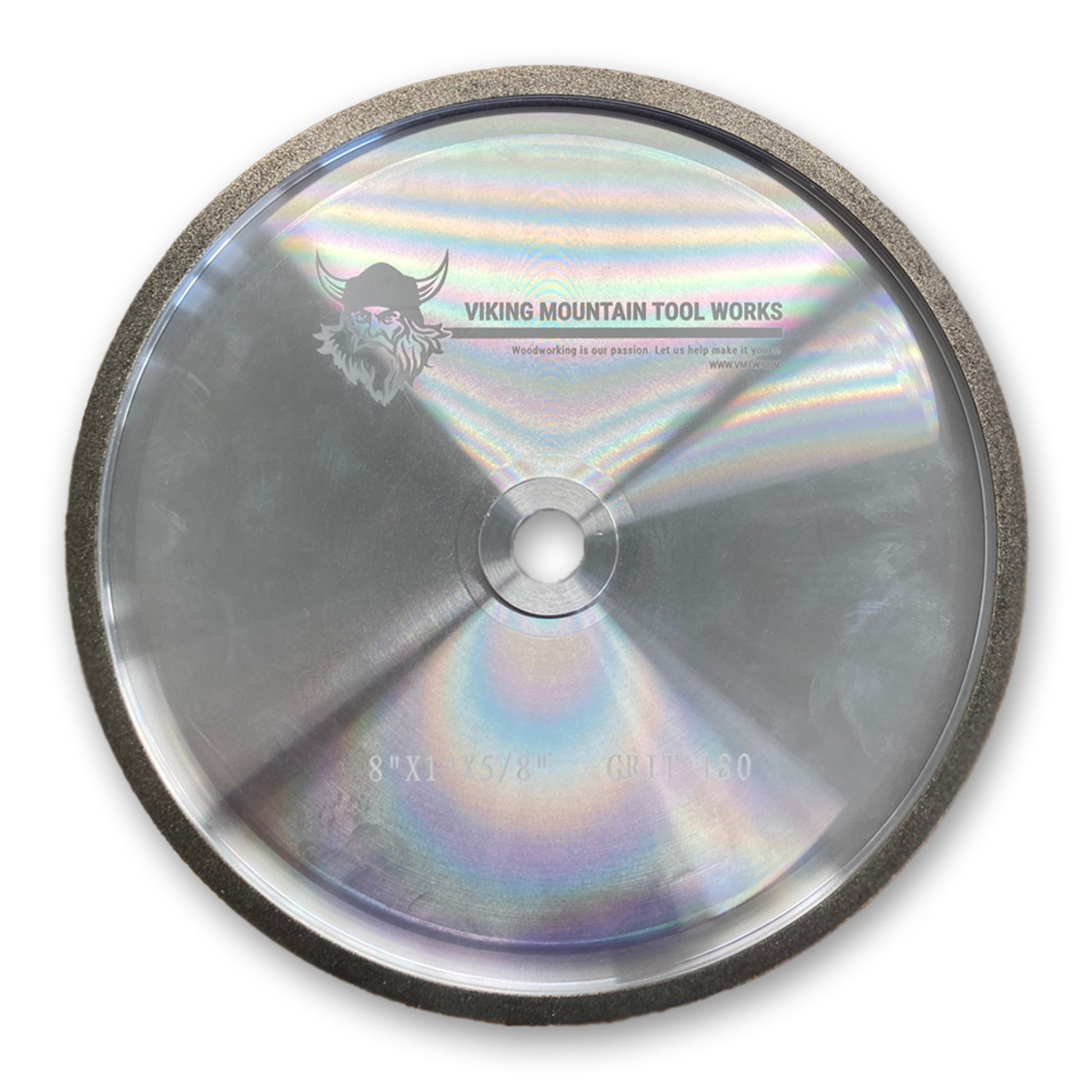  VMTW 8X1 CBN Grinding Wheel 180 Grit 1/4 inch side face for High Speed Steel