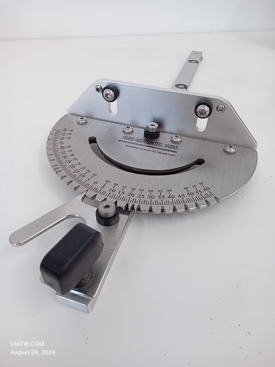  Viking Mountain Tool Works 27 Position Precision Miter Gauge With 24inch (600MM) in Fence and Stop for Table Saw, Band Saws, Router Tables Sanders