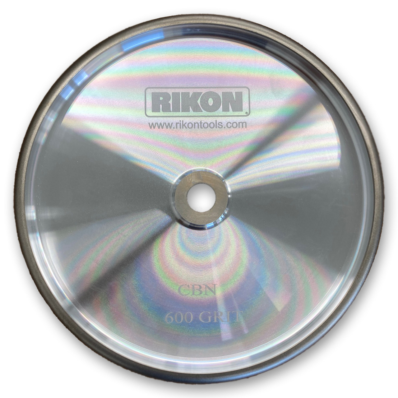  Rikon PRO Series 82-5600R CBN Grinding Wheel 600 Grit 8 inch Wheel 1-1/2 inch wide with Radius to Sharpen High Speed Steel Cutting Tools for your Woodworking Lathe