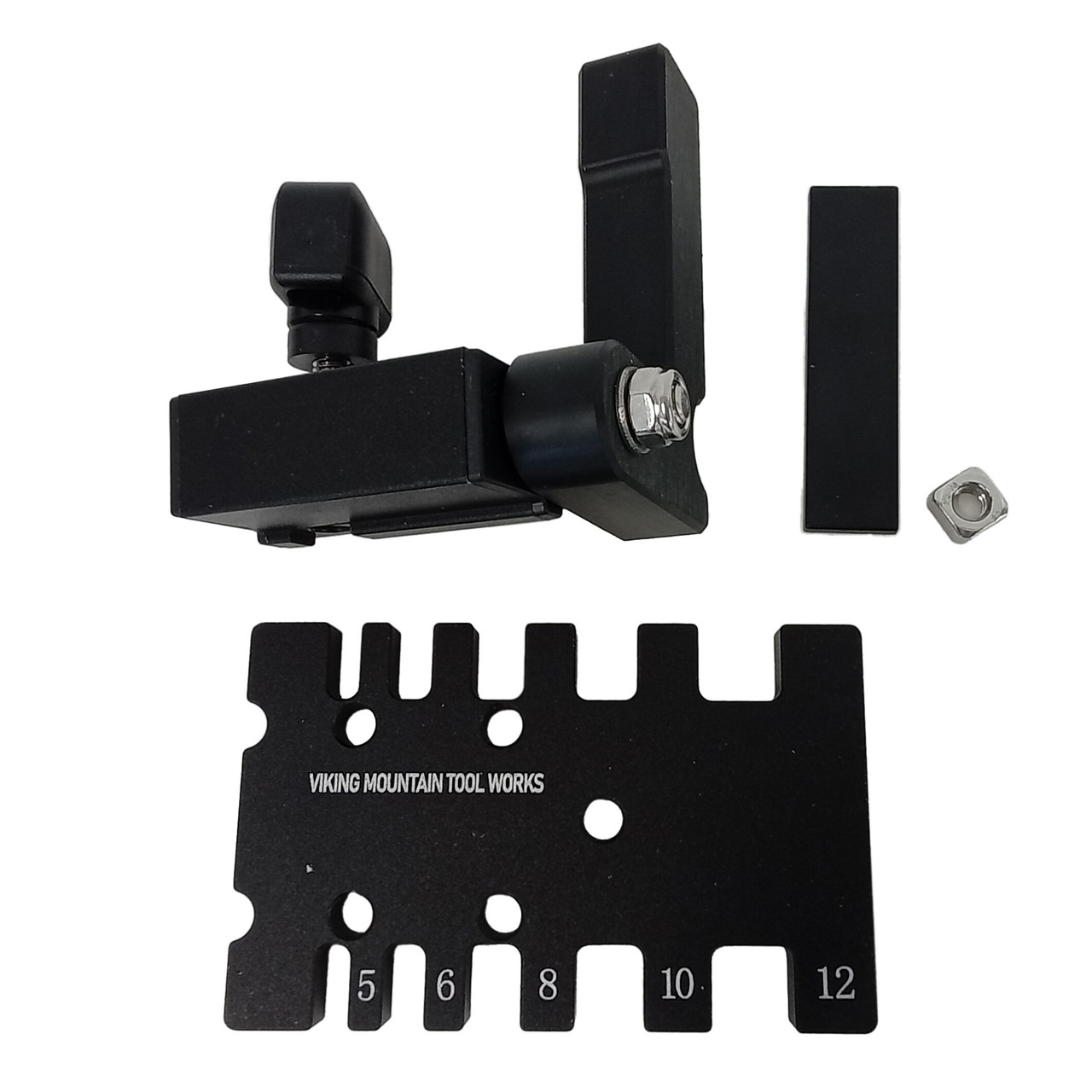 Viking Mountain Tool Works 27 Position Precision Miter Gauge With combination Box Joint Fence and Stop for Table Saw Band Saws, Router Tables Sanders