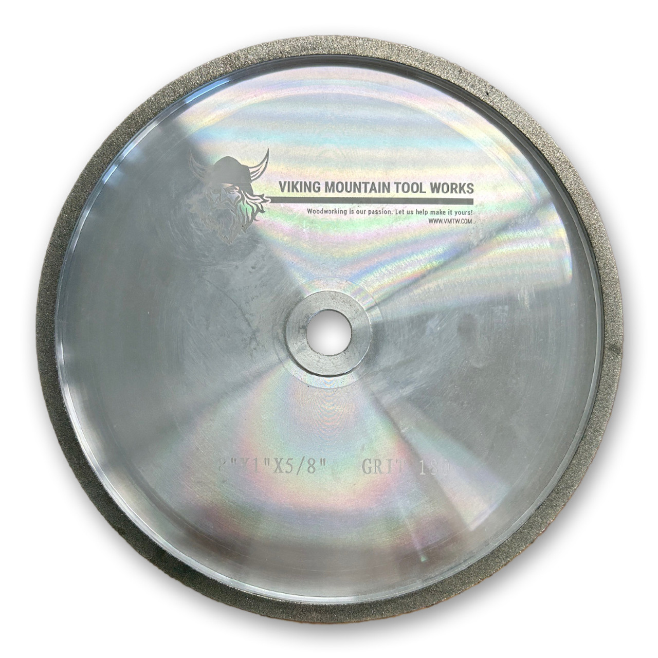 VMTW 8X1 CBN Grinding Wheel 180 Grit 1/4 inch side face for High Speed Steel*