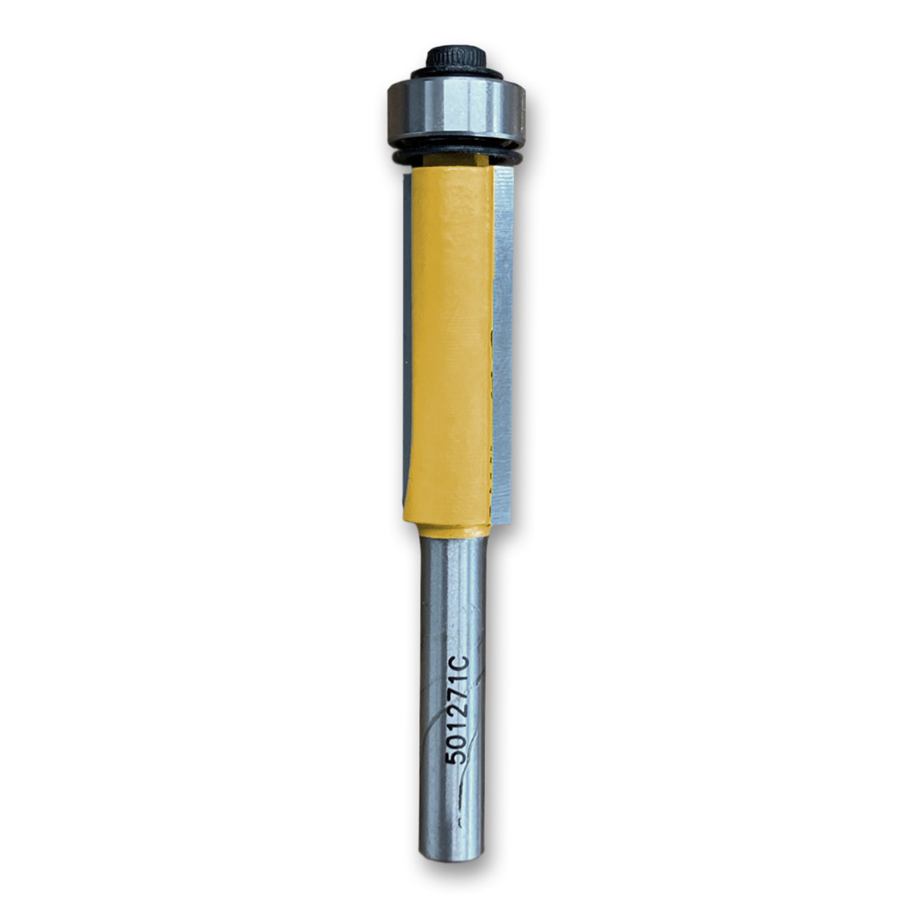 Flush Trim Bit w/Bearing 1/2CD,1-1/4CL,2-7/8OL,1/4SH