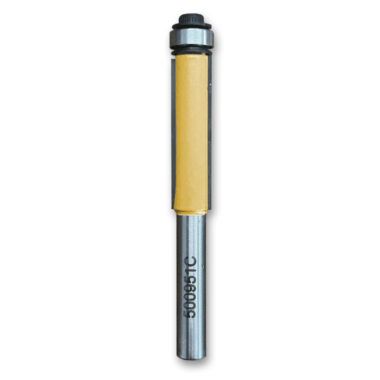 Flush Trim Bit w/Bearing 3/8CD,1-1/4CL,2-7/8OL,1/4SH