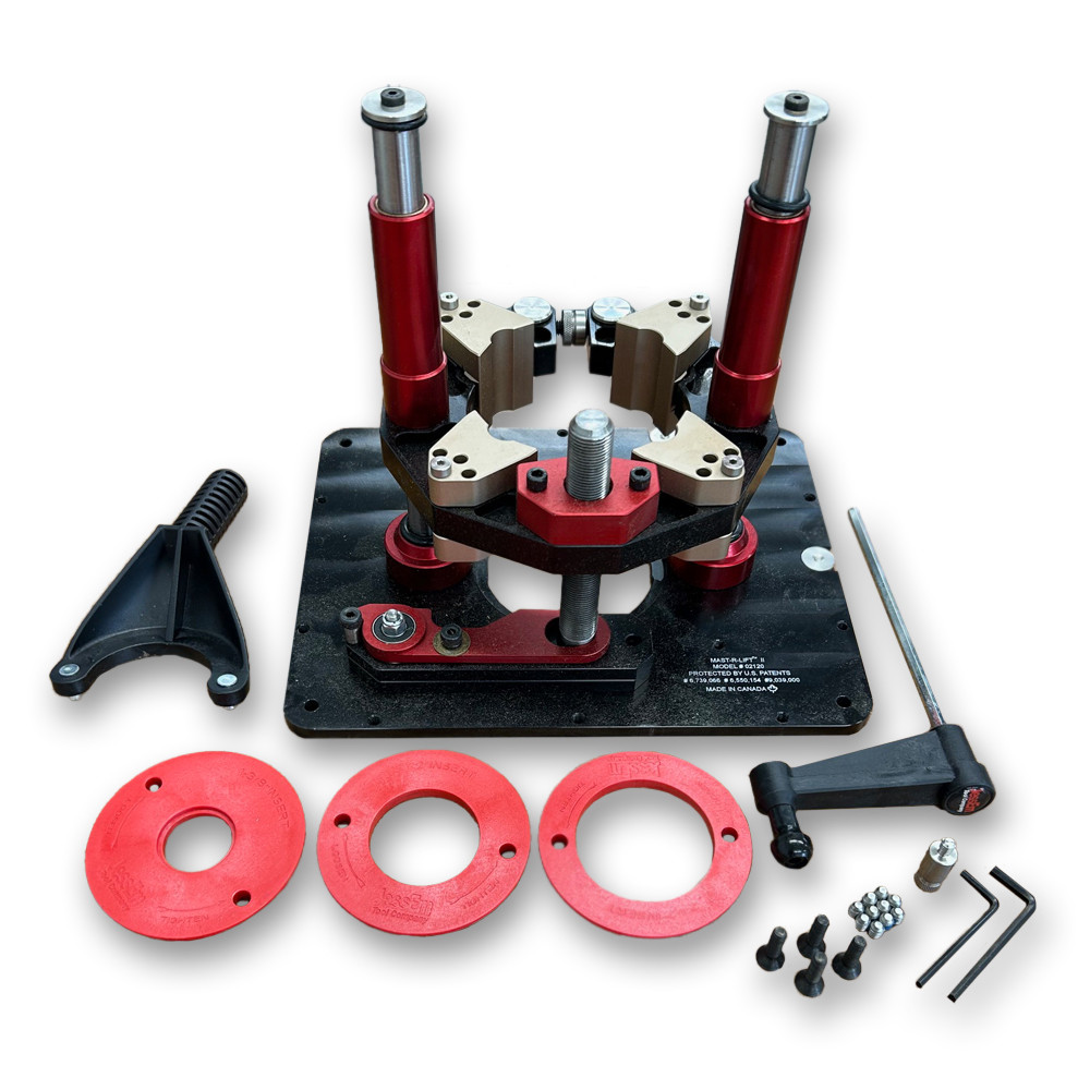 JessEm 02120 Mast-R-Lift II Router Lift -- Fits Over 18 Router Motors Out of the Box**