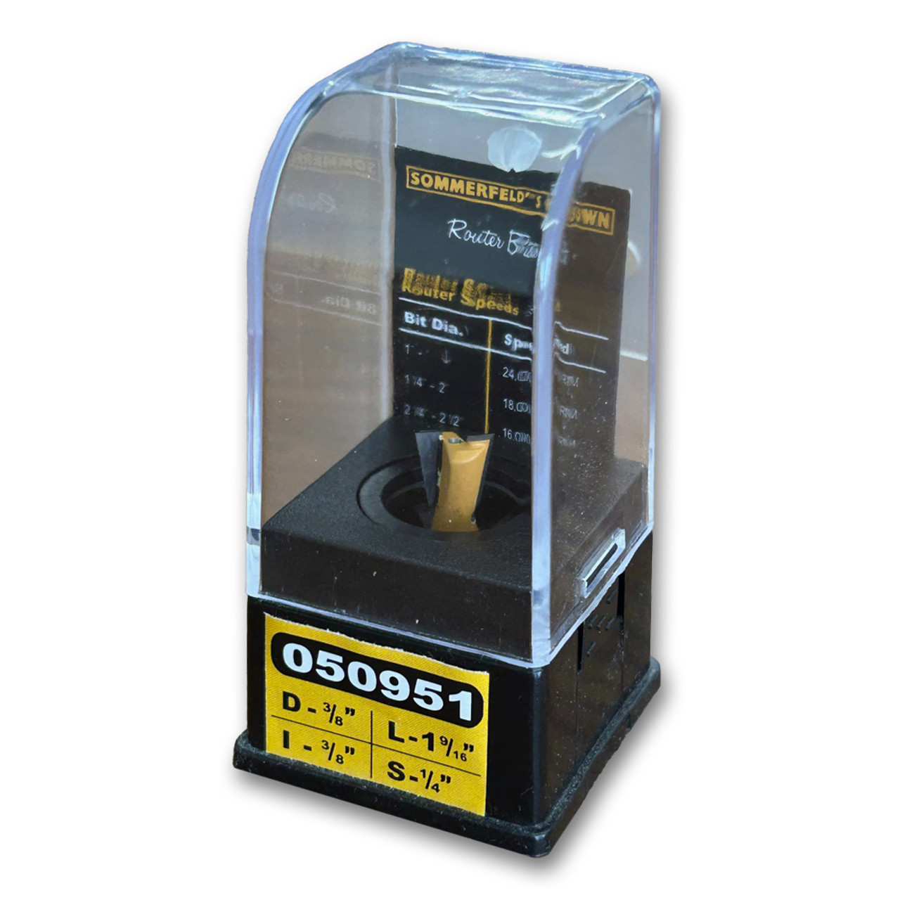 Dovetail Bit 9*CA,3/8CD,3/8CL,1-9/16OL,1/4SH